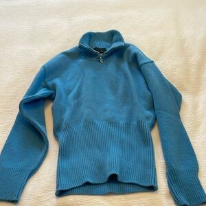 Bogner blue ski sweater- size small